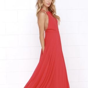 Mythical Kind of Love Red Maxi Dress